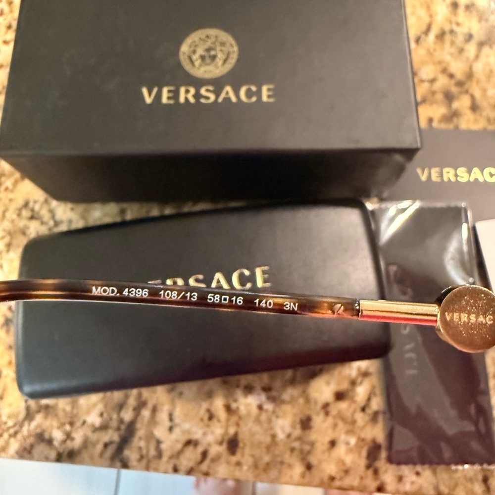 Versace Dark Brown Sunglasses - Picture 5 of 10